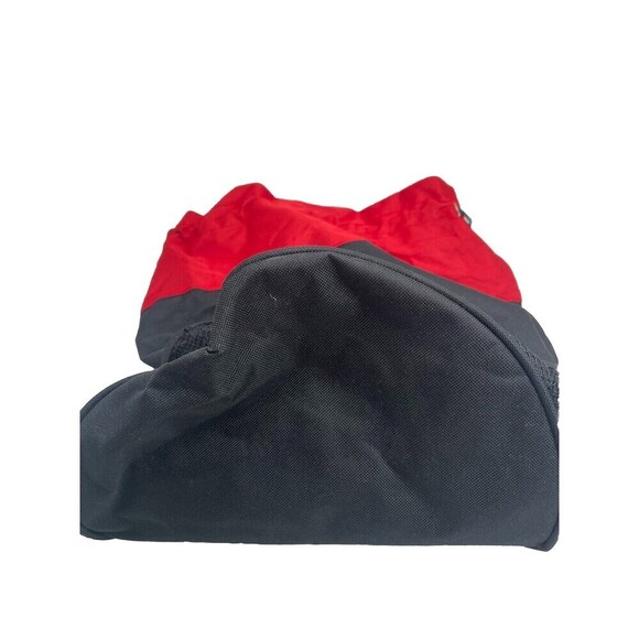 Disney Cruise Line Castaway Club Canvas Red Black Beach Tote Bag Draw String - Picture 6 of 16